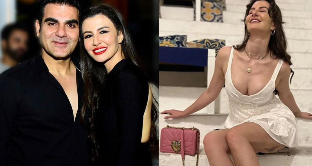 Giorgia Andriani and Arbaaz Khan