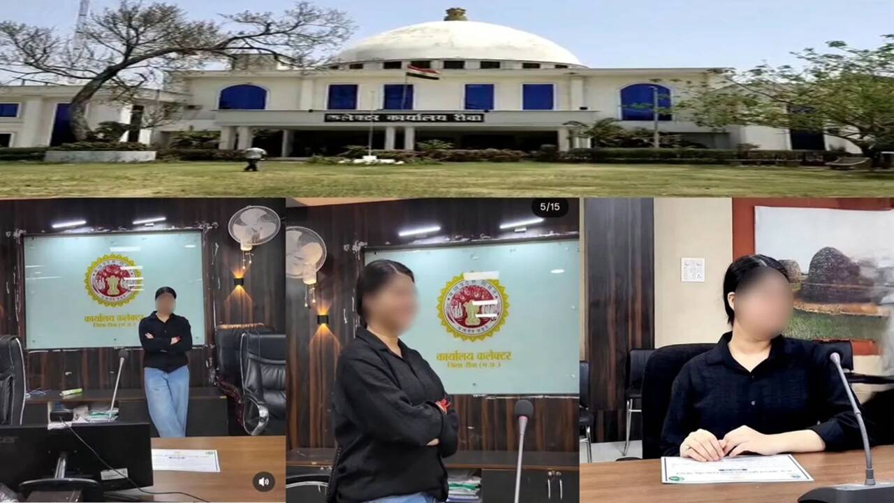 रीवा कलेक्ट्रेट में 'लूट लिया' गाने पर रील: VIP कुर्सी के बीच युवती के ठुमके, वीडियो वायरल होने पर मचा हड़कंप